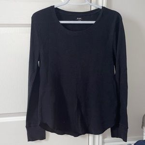 Old navy black thermal long sleeve